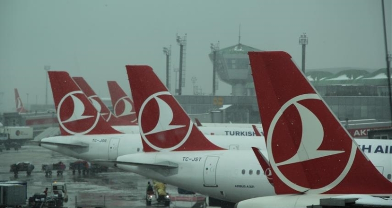 ثلوج إسطنبول.. الخطوط التركية تلغي 213 رحلة جوية من وإلى مطاري إسطنبول وصبيحة غوكشن